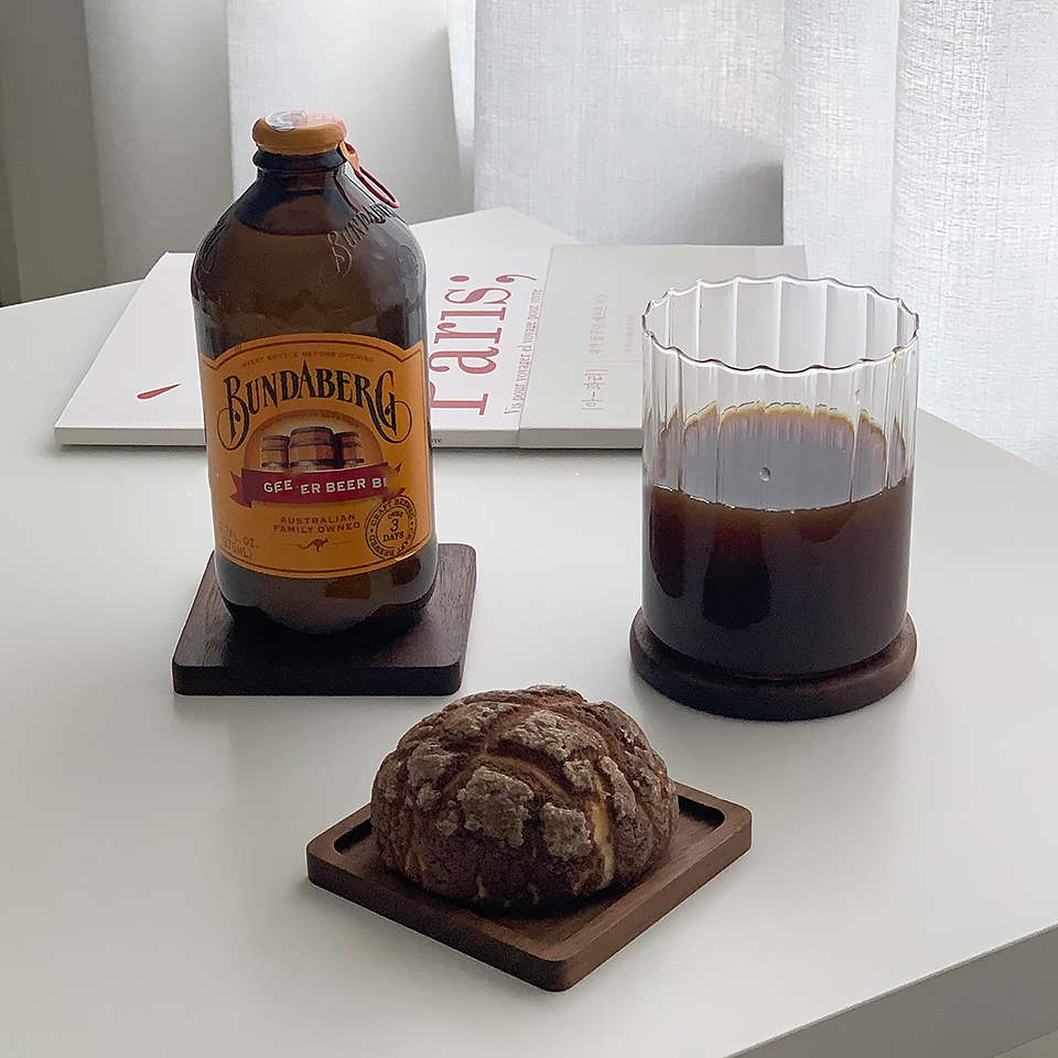 Natural Japanese Walnut Coaster