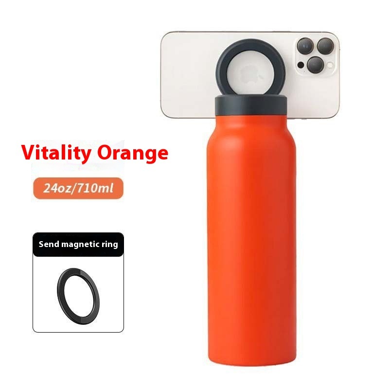 SportMagnet Thermal Bottle & Phone Stand