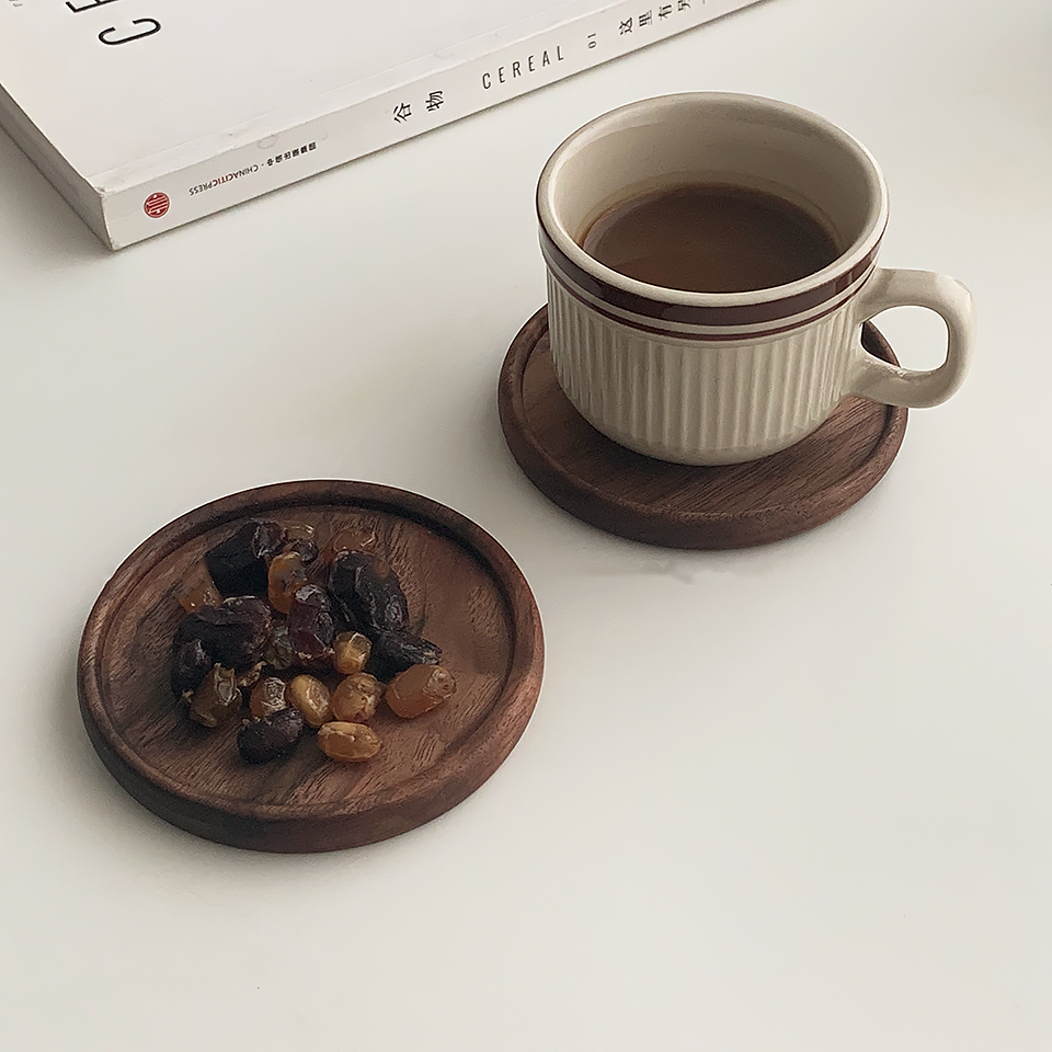 Natural Japanese Walnut Coaster